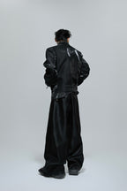 Glossy Layered Rhinestone Jacket