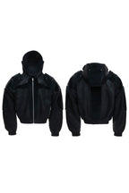 Armor Patchwork Hooded Jacket