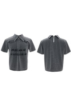 Striped Badge Polo Shirt