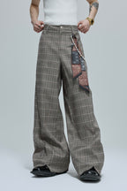 Pearl Plaid Trousers