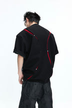 Deconstructed Print T-Shirt