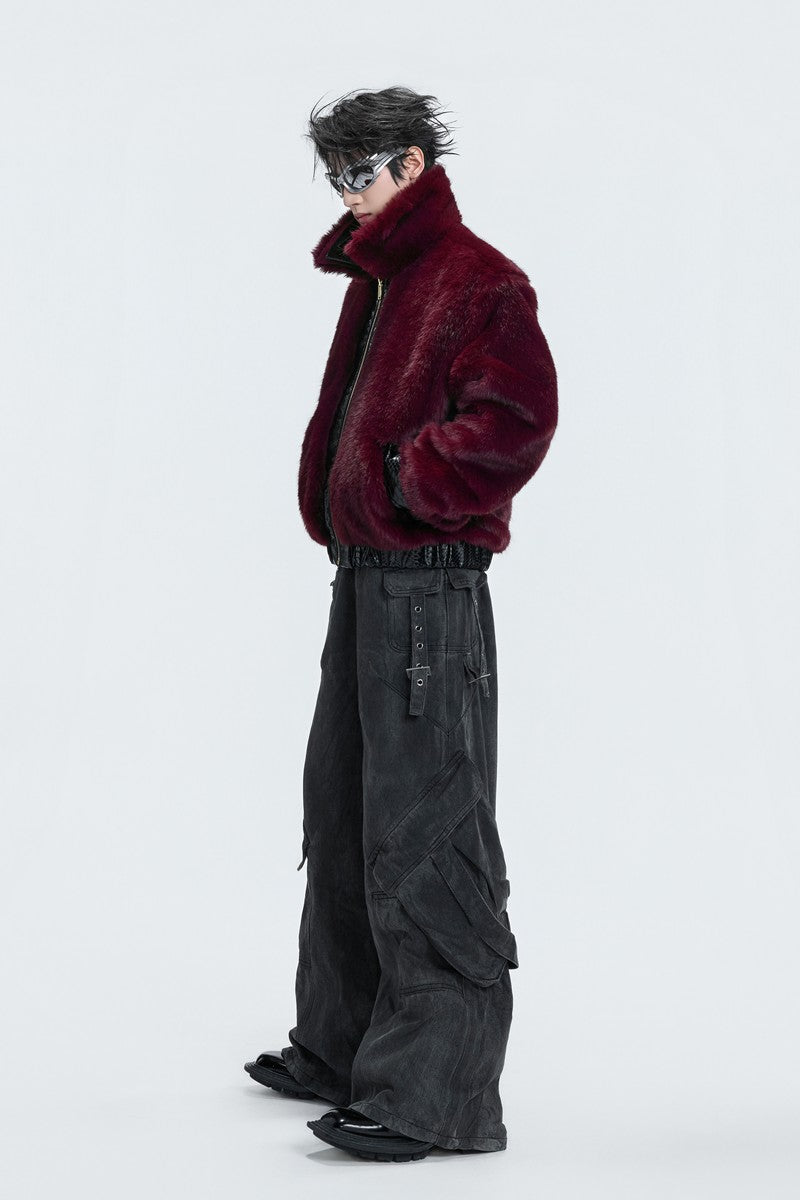 Reversible Mink Fur Puffer Jacket