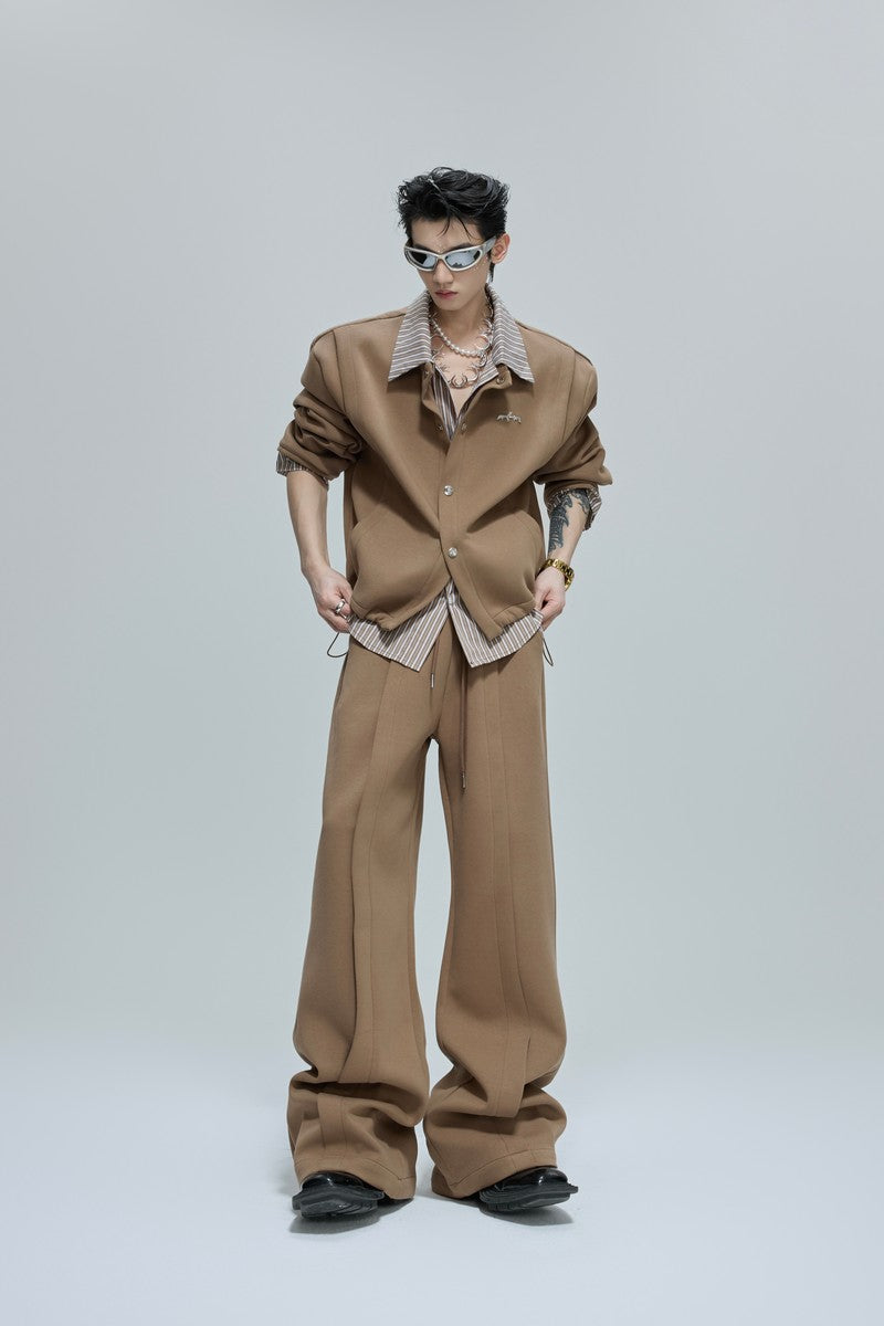 Striped Layered Sweatpants