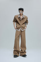 Striped Layered Sweatpants