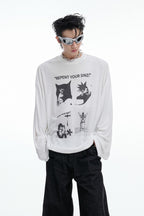 Art Print Long Sleeve Tee