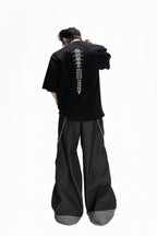 Metal Spine Padded T-Shirt
