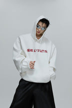 Beaded Embroidered Oversized Hoodie