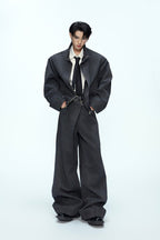 Washed Harrington Jacket Set