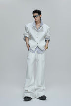 Striped Layered Sweatpants