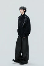 Pearl Fleece Knit Cardigan