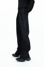 Wide Leg Panel Trousers