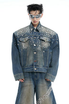 Rhinestone Denim Jacket