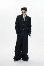 Tailored Split Hem Overcoat