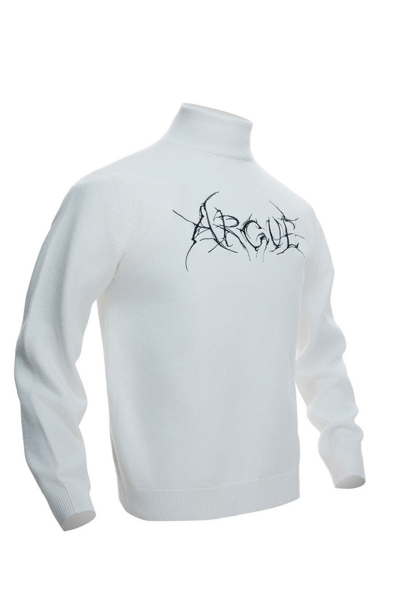 Modal Wool Mock Neck Sweater