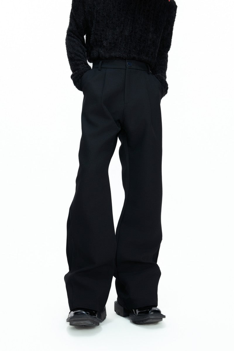 Wide Leg Panel Trousers