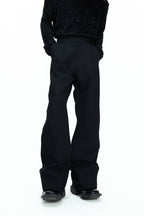 Wide Leg Panel Trousers