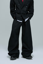 Waffle Textured Pearl Trousers