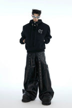 Pearl Accent Padded Hoodie