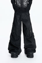 Waxed Multi Pocket Cargo Jeans