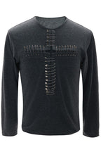 Cross Pin Henley Shirt