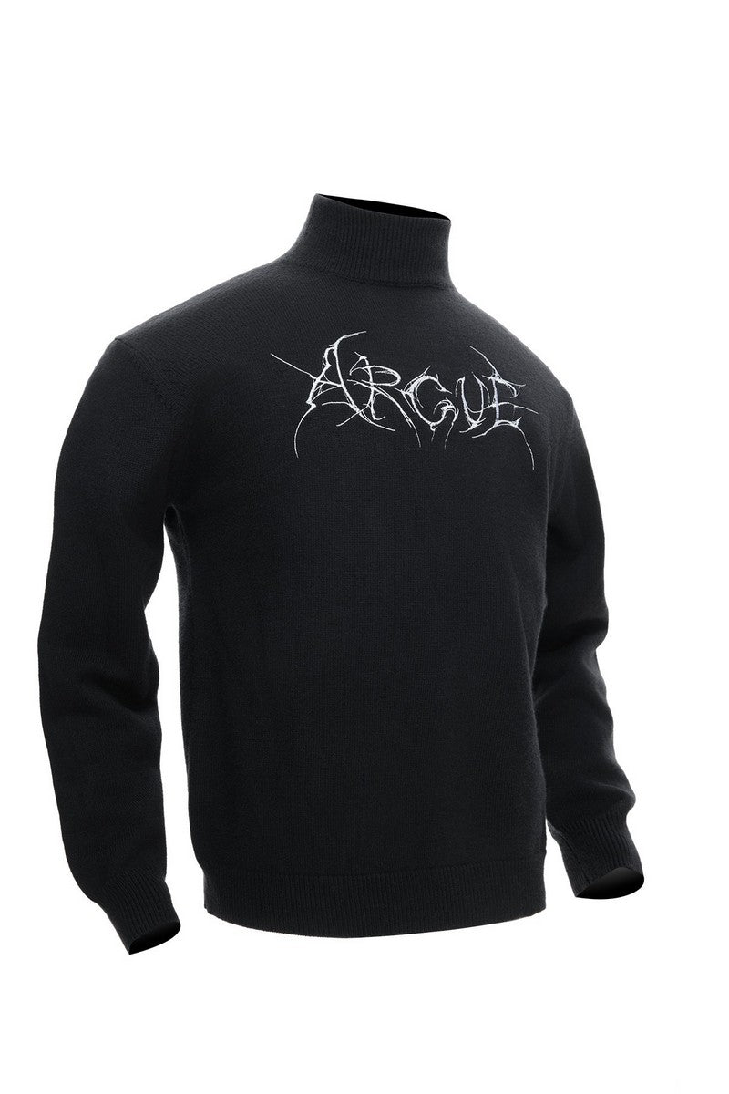 Modal Wool Mock Neck Sweater