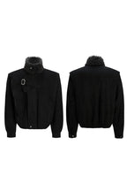 Fur Collar Padded Parka Jacket