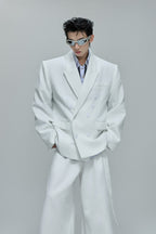 Waffle Textured Pearl Blazer