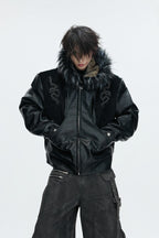 Croc Hooded Puffer Jacket
