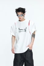 Deconstructed Print T-Shirt