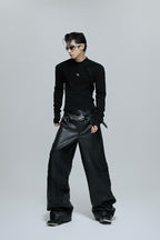 Deconstructed Fitted Long Sleeve Tee