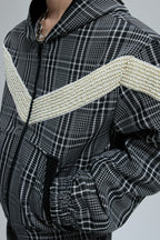Reversible Houndstooth Pearl Jacket