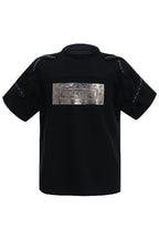 Deconstructed Strap Studded Tee