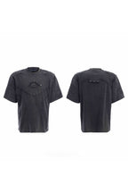 Vintage Washed Wrinkled Logo Tee