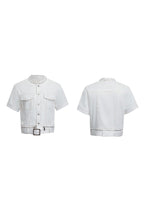 Pearl Trim Denim Shirt