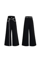 Silky Drawstring Pocket Trousers