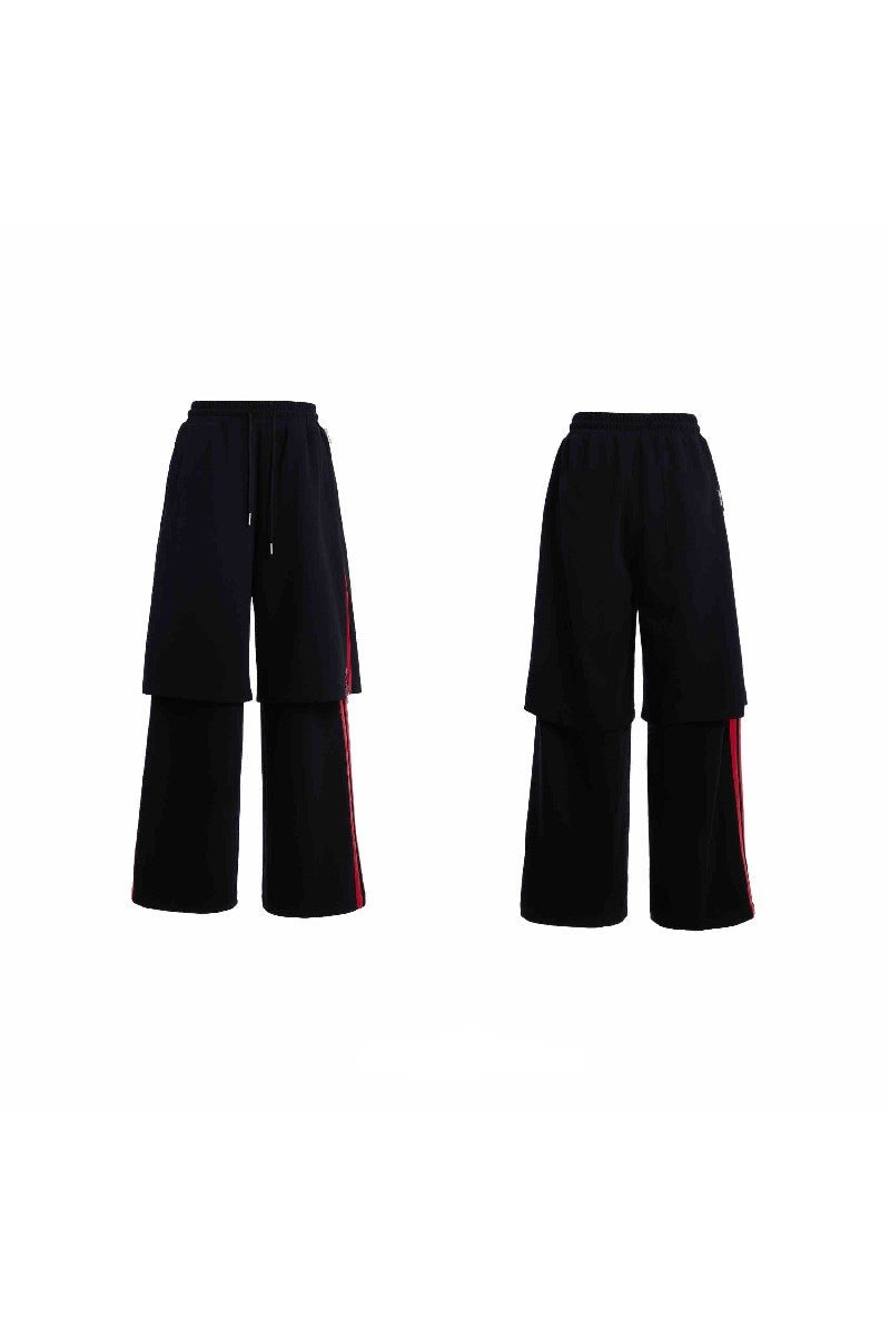 Colorblock Layered Sweatpants