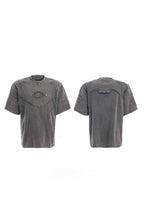 Vintage Washed Wrinkled Logo Tee