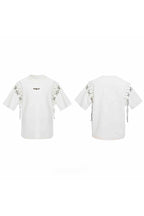 Deconstructed Strap Cutout Tee