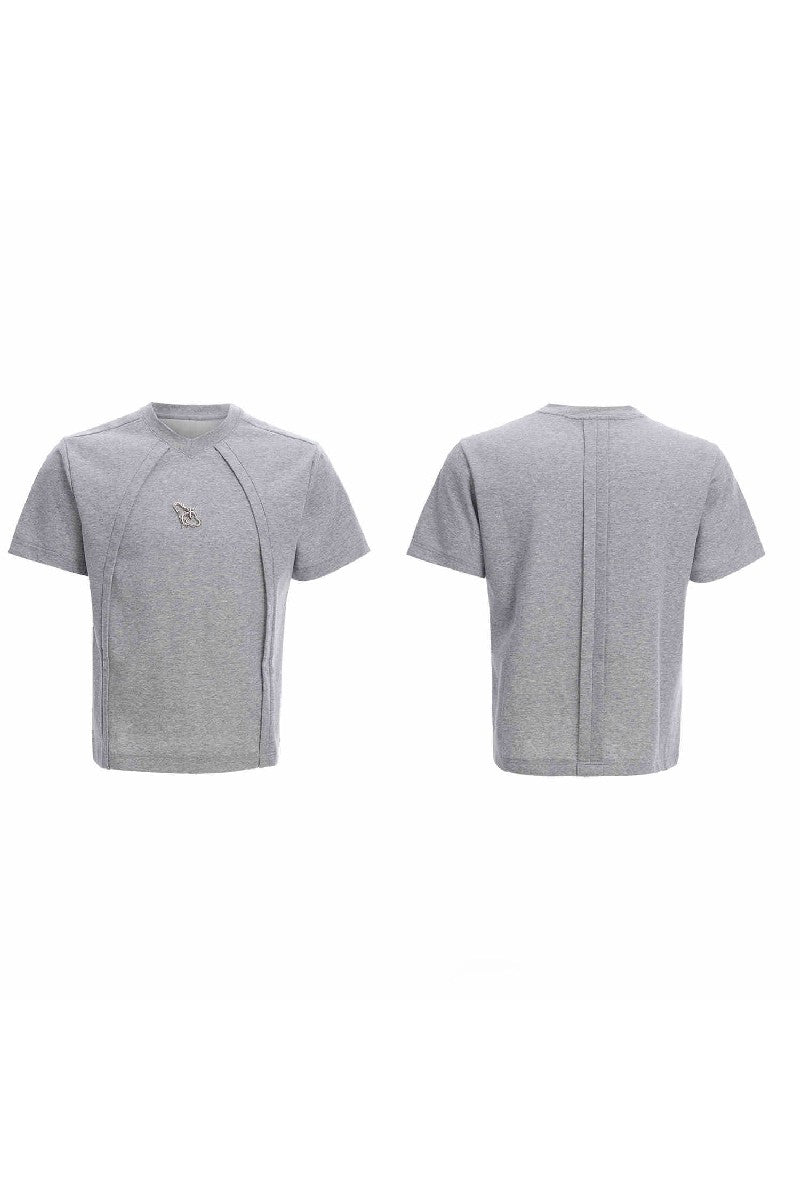 Deconstructed Logo Boxy Tee
