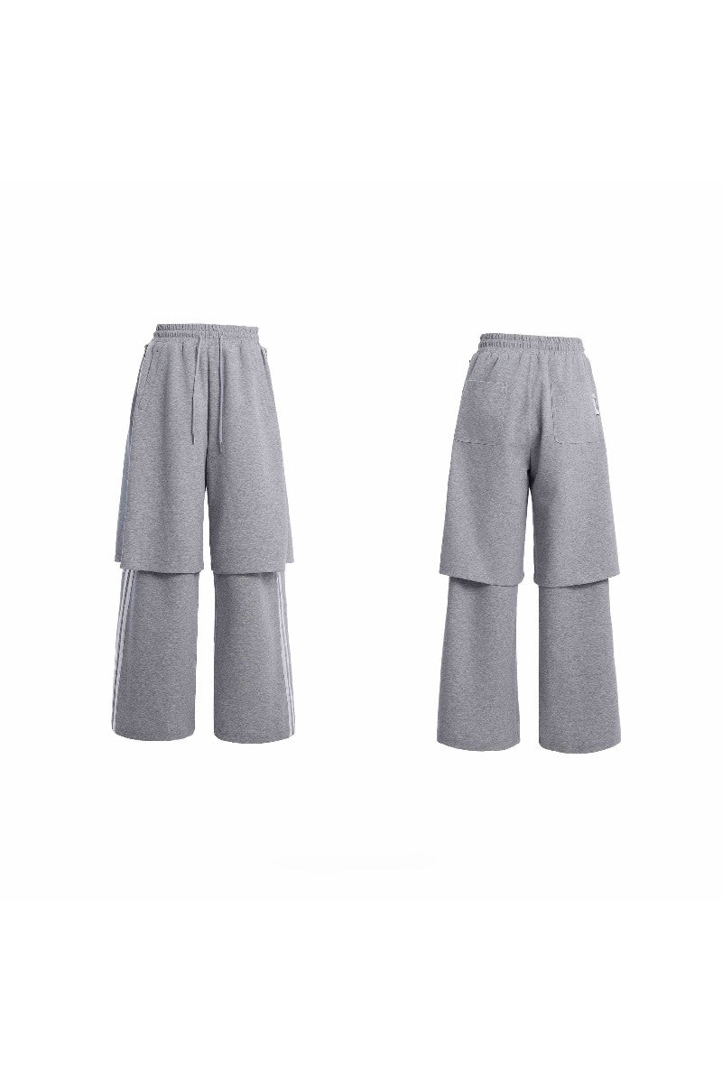 Colorblock Layered Sweatpants
