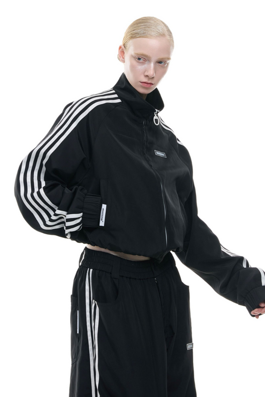 Striped Retro Track Jacket