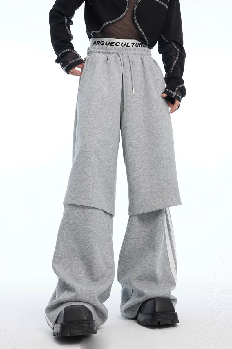 Colorblock Layered Sweatpants