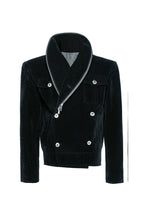 Croc Texture Zip Jacket