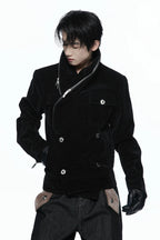Croc Texture Zip Jacket