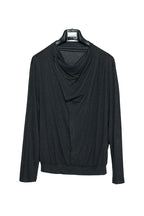 Asymmetric Draped Cowl Neck Top