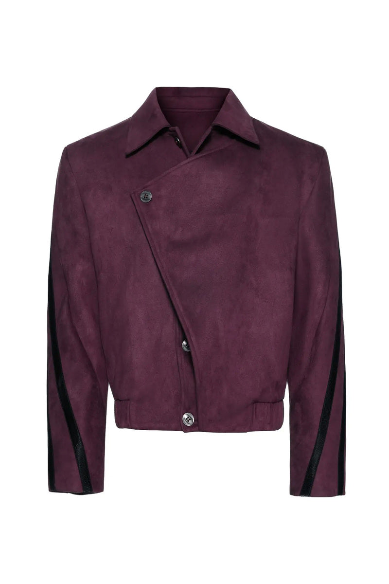 Studded Snake Panel Jacket