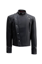 Asymmetric Zip Lined Jacket