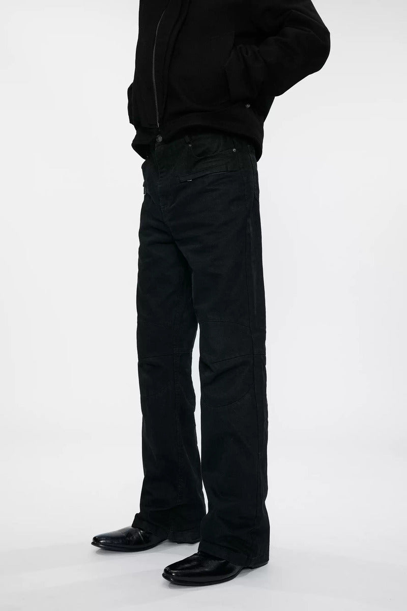 Panelled Zip Pocket Pants