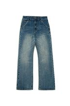 Washed Straight Fit Jeans