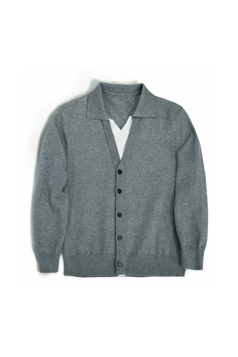 Layered Double V Neck Sweater